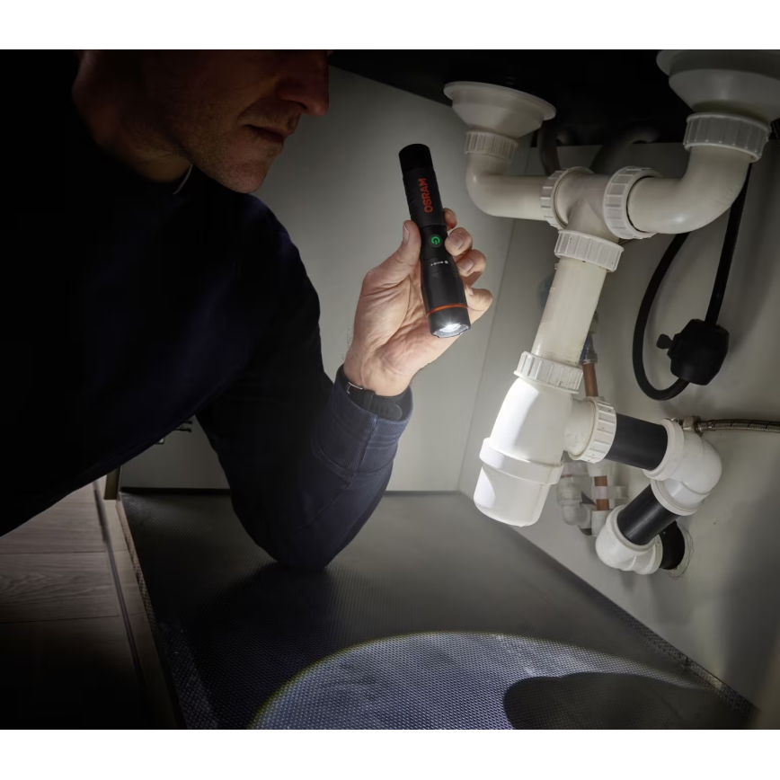 Osram - Dæmpbar genopladelig lommelygte LEDINSPECT PRO TORCH 800 LED/8W/3,7V 2200 mAh IP44
