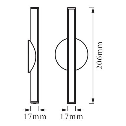 Osram - Genopladelig dæmpbar LED-orienteringslampe LEDSTIXX LED/2W/5V CRI 90 hvid