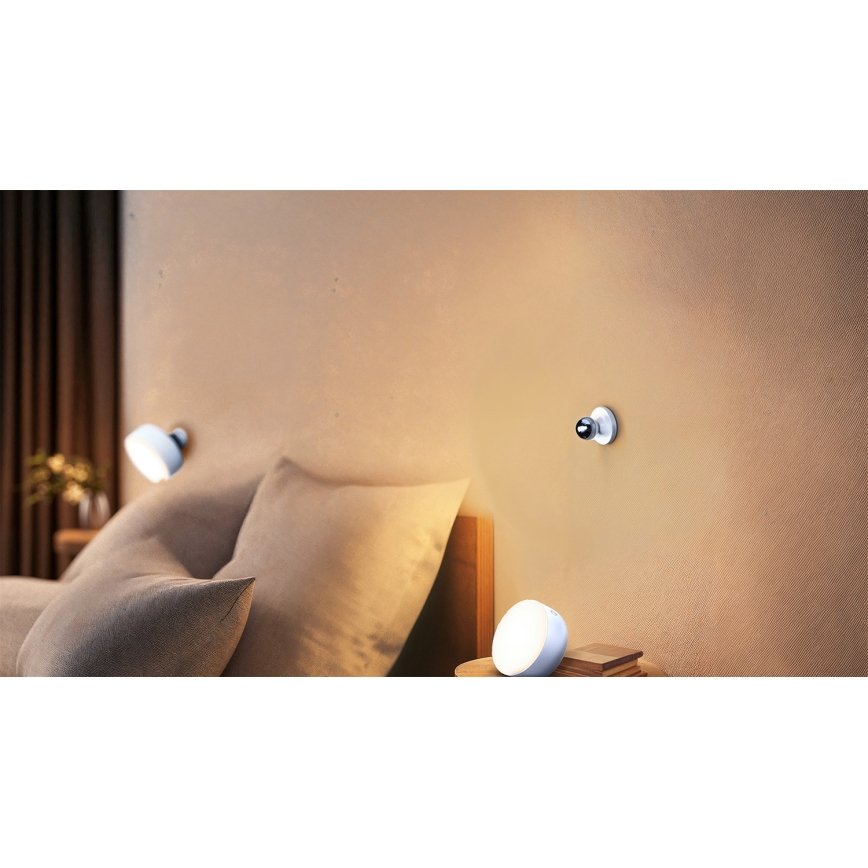 Osram - LED-dæmpbar genopladelig skrivebordslampe 3-i-1 DECOR HELPER LED/1,8W/5V hvid