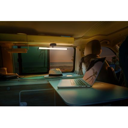 Osram - Dæmpbar genopladelig berøringsbetjent LED-væglampe NIGHTLUX LED/1,8W/5V sort