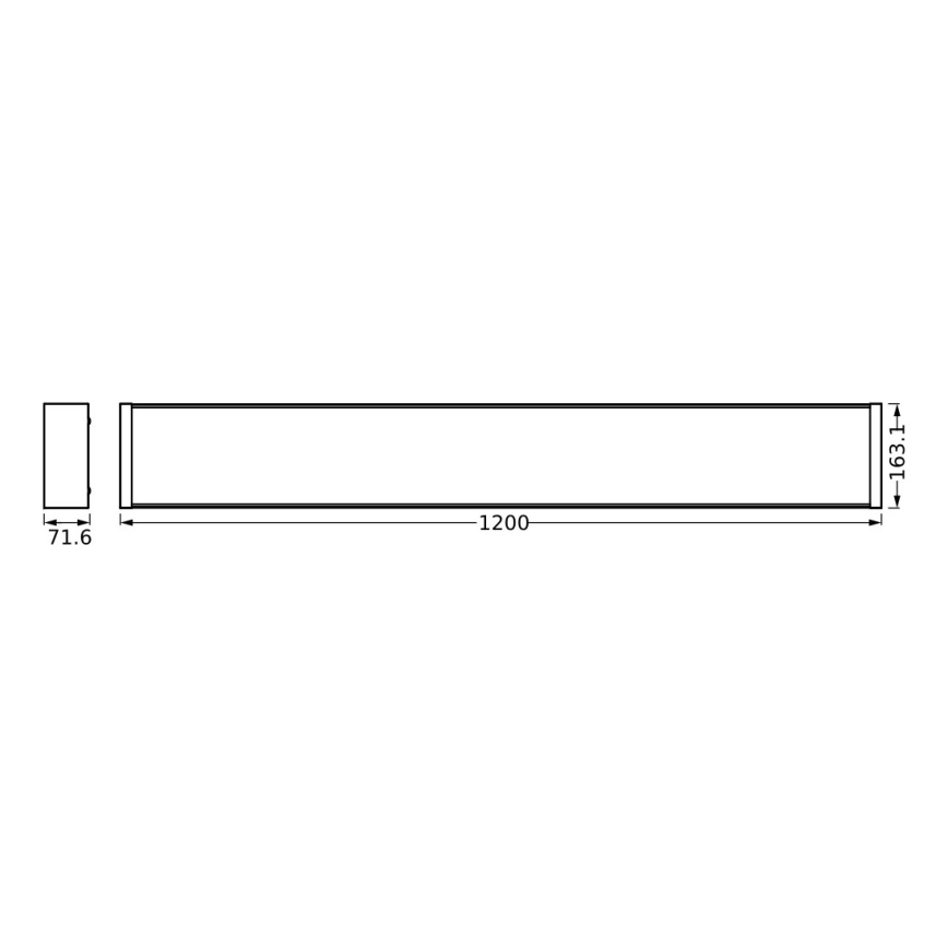 Osram - LED Dæmpbar loftarmatur OFFICE LINE LED/40W/230V 120 cm + fjernbetjening