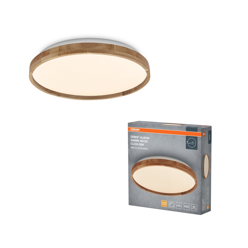 Osram - Dæmpbar LED-loftlampe ORBIS ALISON LED/16W/230V Ø 29,5 cm beige
