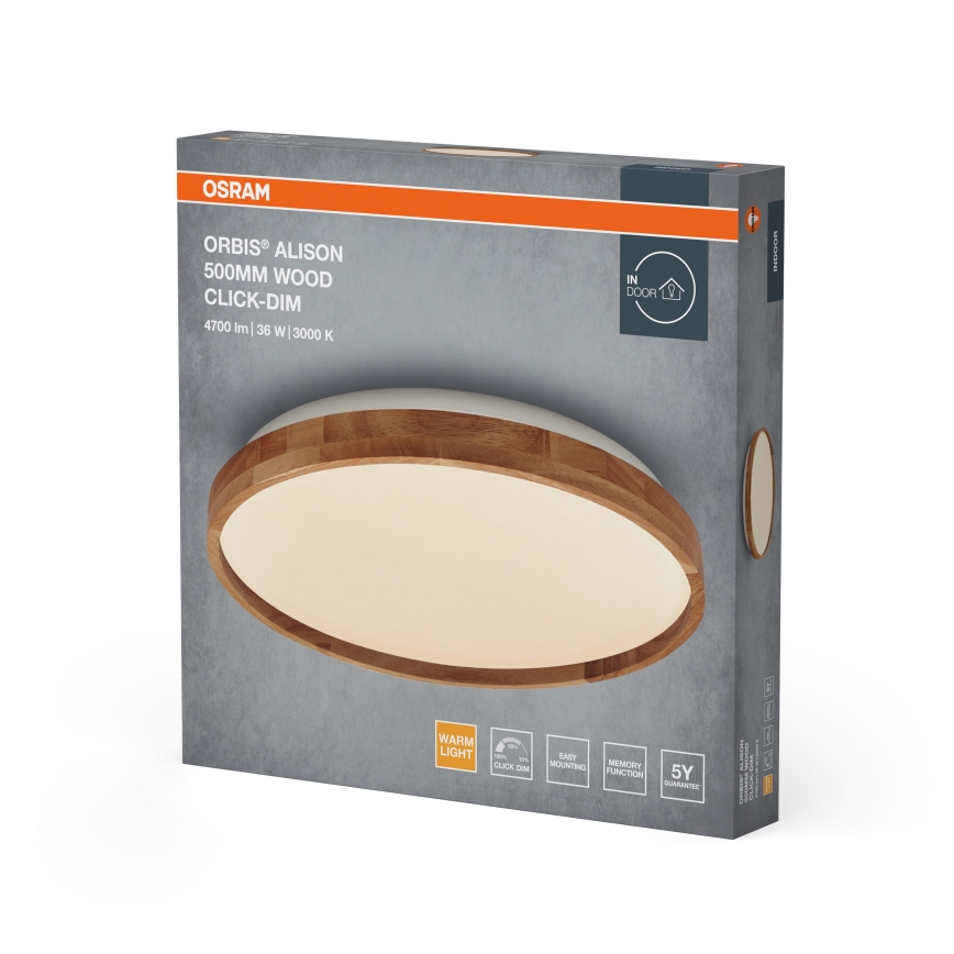 Osram - LED dæmpbar loftlampe ORBIS ALISON LED/36W/230V Ø 50 cm beige