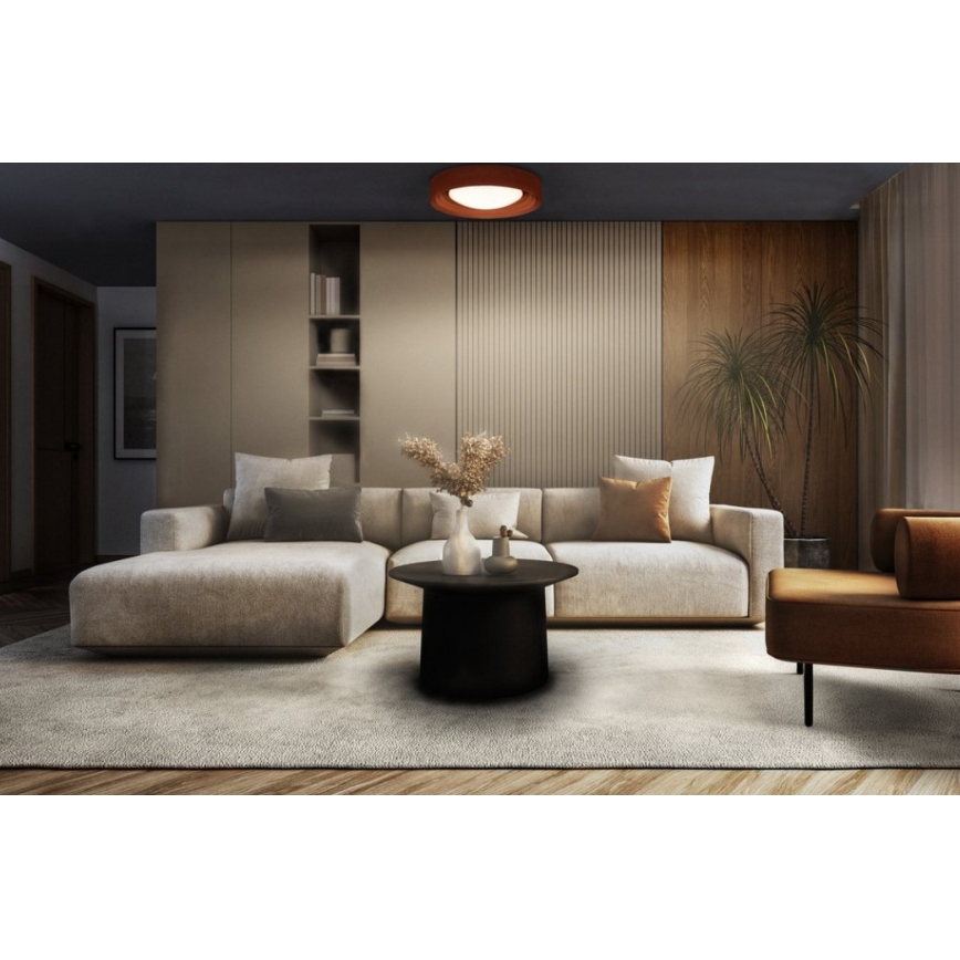 Osram - LED-dæmpbar loftlampe ORBIS CONCRETE LED/24,5W/230V Ø 50 cm brun/beton