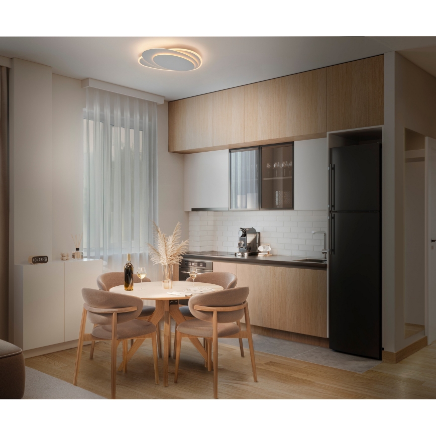 Osram - LED Dæmpbar loftlampe ORBIS LAYERS LED/50W/230V 2600-6000K 36x49 cm hvid + fjernbetjening