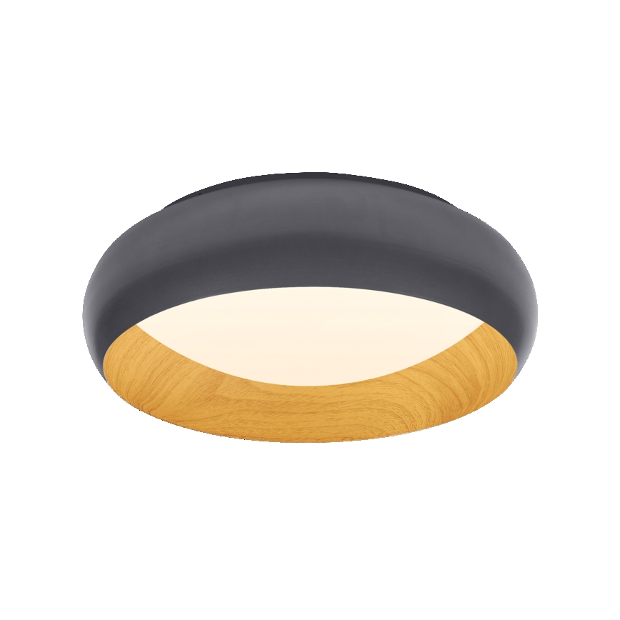 Osram - Dæmpbar LED-loftlampe ORBIS LIVIA LED/16W/230V Ø 30 cm antracit/brun