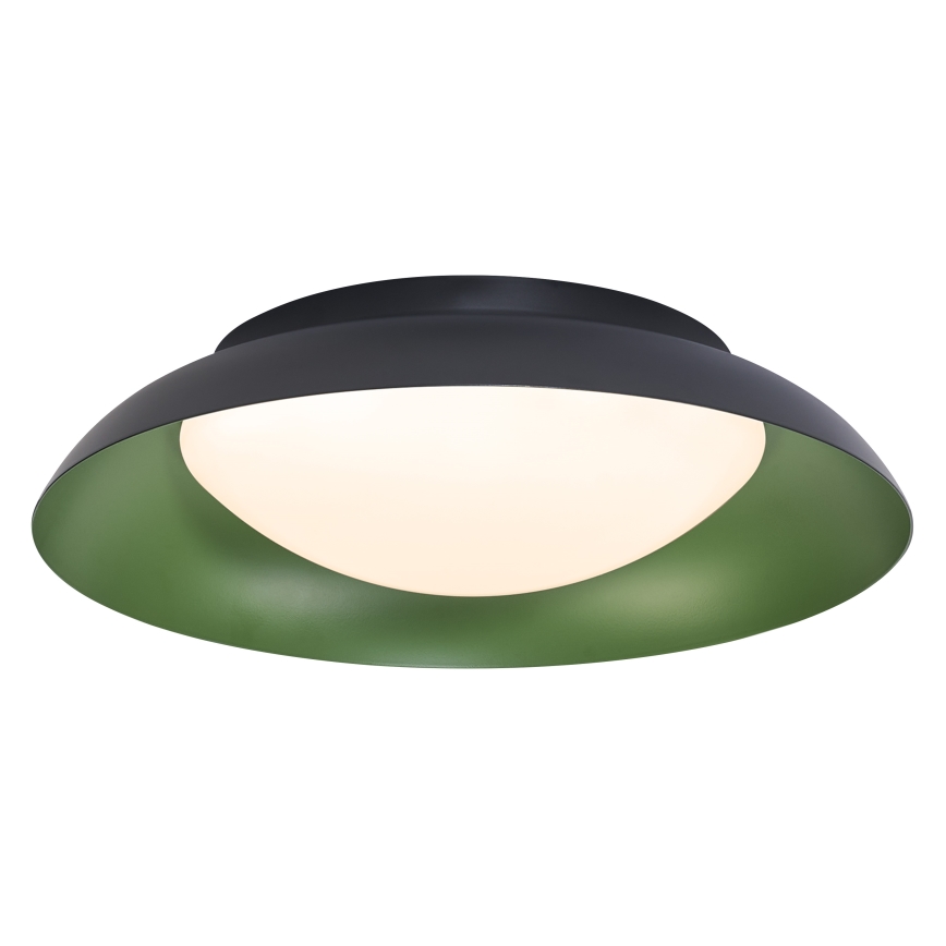 Osram - LED dæmpbar loftlampe ORBIS PLATE LED/19W/230V Ø 31 cm grøn/sort