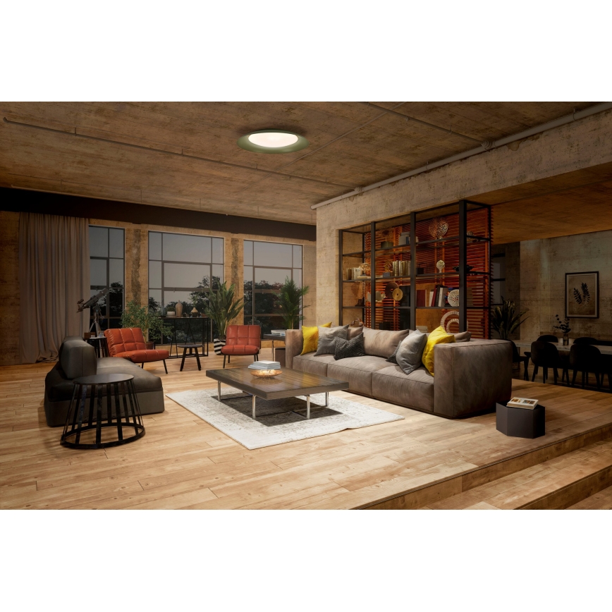 Osram - LED Dæmpbar loftlampe PLATE LED/45W/230V Ø 48 cm grøn