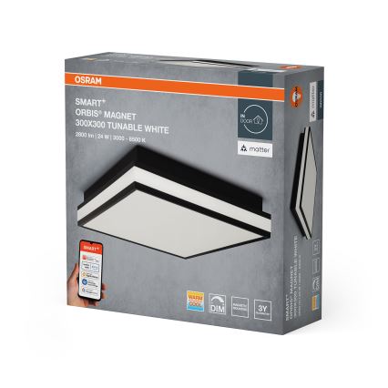 Osram - Dæmpbar LED loftlampe SMART+ MAGNET LED/24W/230V 30x30 cm 3000-6500K Wi-Fi