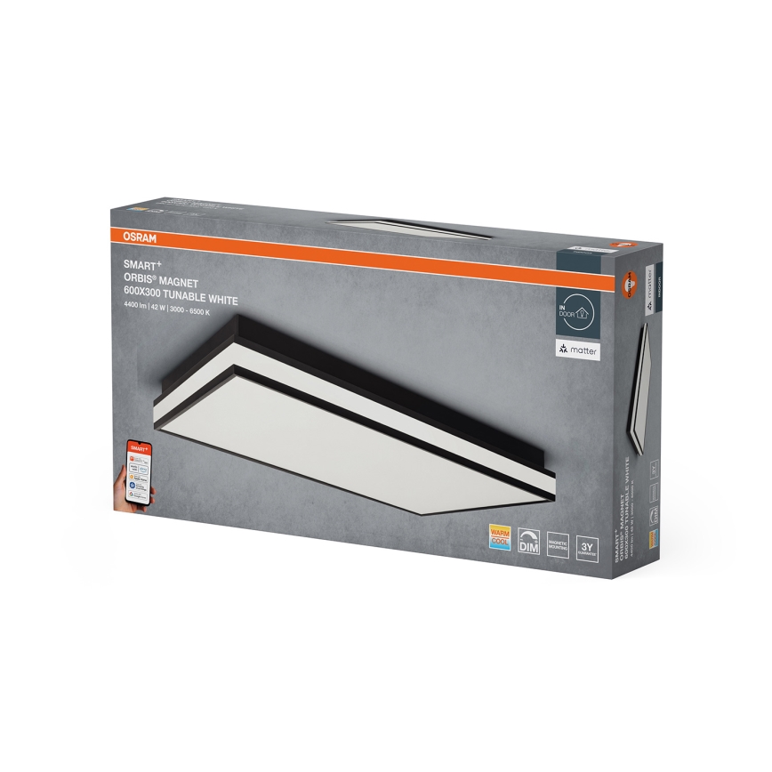 Osram - SMART+ MAGNET dæmpbar LED-loftlampe LED/42W/230V 30x60 cm 3000-6500K Wi-Fi