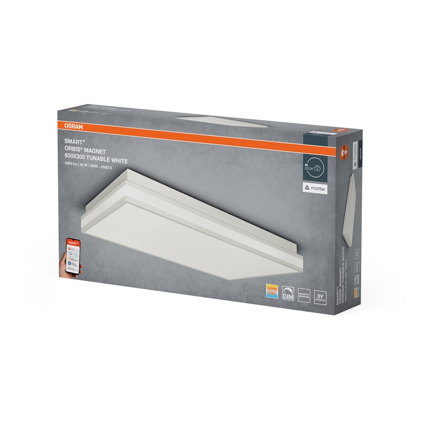 Osram - LED-dæmpbar loftlampe SMART+ MAGNET LED/42W/230V 30x60 cm 3000-6500K Wi-Fi