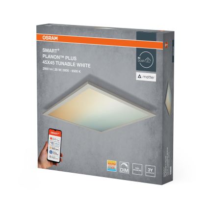 Osram - LED dæmpbart loftarmatur SMART+ PLANON LED/28W/230V 45x45 cm 3000-6500K Wi-Fi