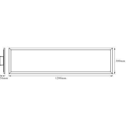 Osram - Dæmpbar LED-loftarmatur SMART+ PLANON LED/36W/230V 120x30 cm 3000-6500K Wi-Fi
