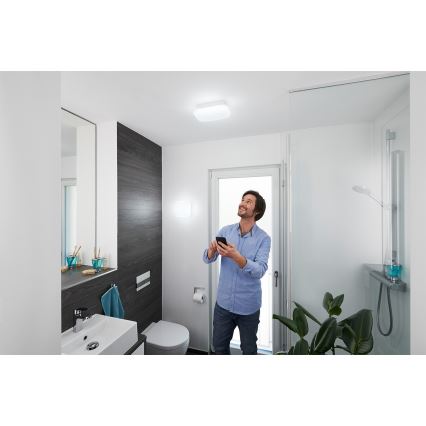 Osram - Dæmpbar LED-loftlampe til badeværelse SMART+ AQUA LED/12W/230V 3000-6500K IP44 Wi-Fi
