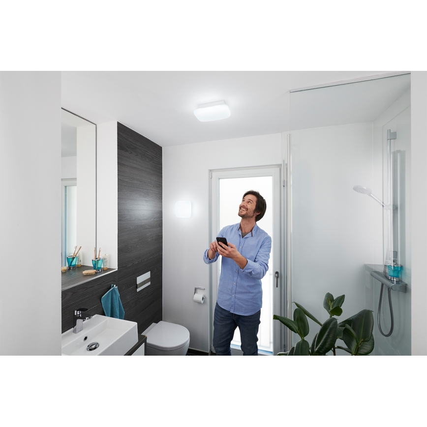 Osram - Dæmpbar LED-loftlampe til badeværelse SMART+ AQUA LED/12W/230V 3000-6500K IP44 Wi-Fi