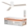 Osram - LED-dæmpbar loftventilator BLADE LED/18 W/230 V 3000/4000/6000 K + fjernbetjening