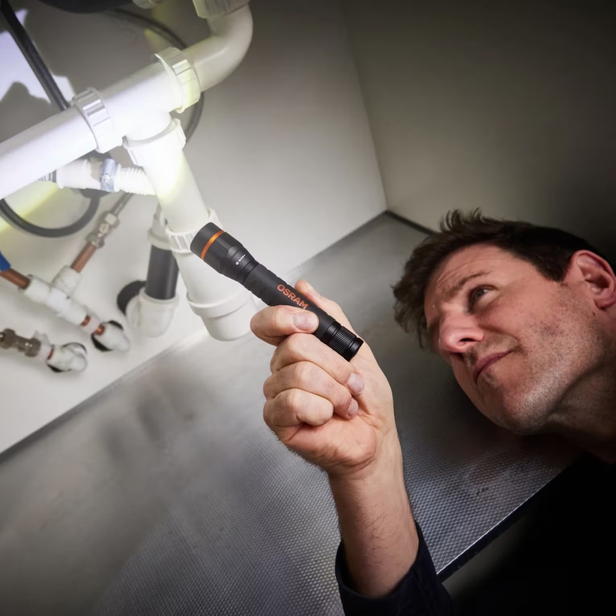 Osram - Dæmpbar LED-lommelygte LEDINSPECT TORCH 350 ESSENTIAL LED/4W/2xAAA IP44