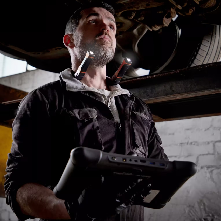 Osram - Dæmpbar genopladelig halslampe LEDINSPECT WEARABLE NECKLIGHT LED/1W/3,7V IP54 1000 mAh