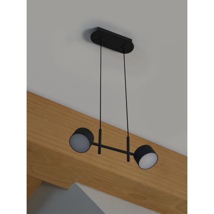 Osram - LED-dæmpbar kabelpendel DECOR KYOTO 2xLED/10W/230V CRI 90 sort