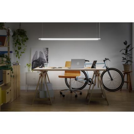 Osram - Dæmpbar LED-pendel på kabel OFFICE LINE LED/40W/230V 4000K 120 cm hvid