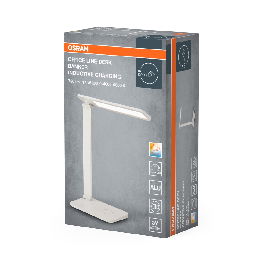 Osram - Dæmpbar LED-bordlampe OFFICE LINE LED/17W/230V 3000/4000/6500K hvid