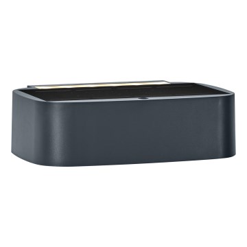 Osram - LED-dæmpbar solcelle-væglampe ENDURA STYLE LED/7,6W/4,2V 2000 mAh IP65 antracit