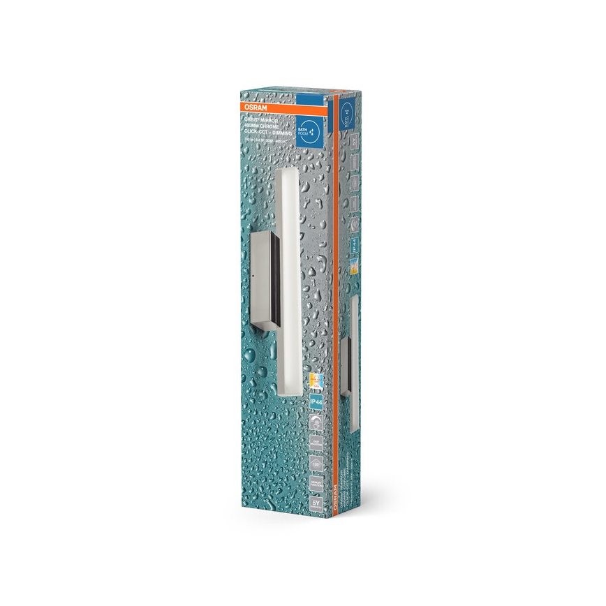 Osram - LED-dæmpbar spejlbelysning ORBIS MIRROR LED/6,8W/230V 40 cm 3000/4000K IP44 blank krom