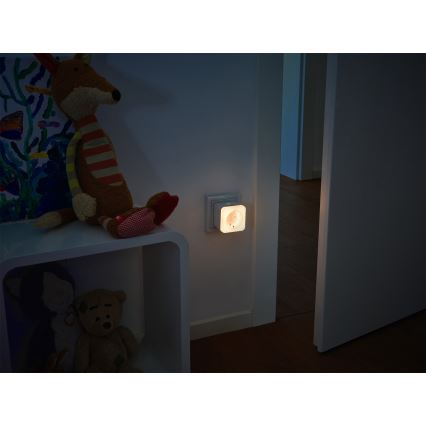 Osram - LED-dæmpbar stikkontakt med belysning SCHUKO SMART+ NIGHTLIGHT 3680W/230V Wi-Fi