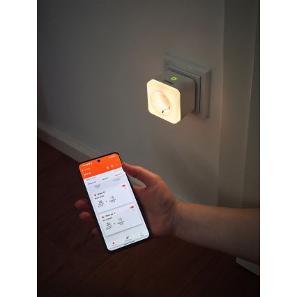 Osram - LED-dæmpbar stikkontakt med belysning SCHUKO SMART+ NIGHTLIGHT 3680W/230V Wi-Fi