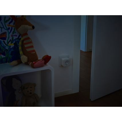 Osram - LED-dæmpbar stikkontakt med belysning SCHUKO SMART+ NIGHTLIGHT 3680W/230V Wi-Fi