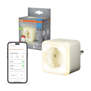 Osram - LED-dæmpbar stikkontakt med belysning SCHUKO SMART+ NIGHTLIGHT 3680W/230V Wi-Fi
