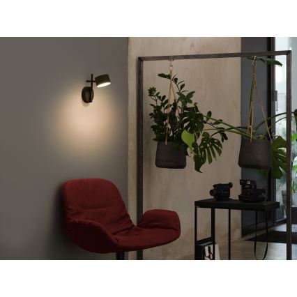 Osram - LED-dæmpbar vægarmatur med berøringsbetjening DECOR KYOTO LED/12W/230V CRI 90 sort