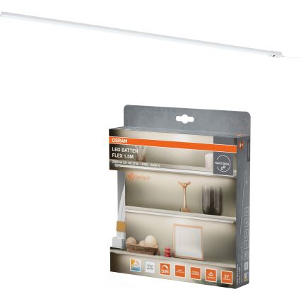 Osram - LED Dæmpbar underskabsarmatur med bevægelsessensor BATTEN LED/21W/230V 2700/4000/6500K 150,4 cm hvid