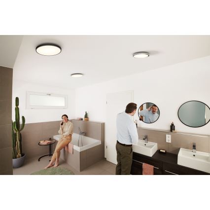 Osram - Dæmpbar LED-loftlampe til badeværelse SMART+ DISC LED/18W/230V 3000-6500K IP44 Wi-Fi