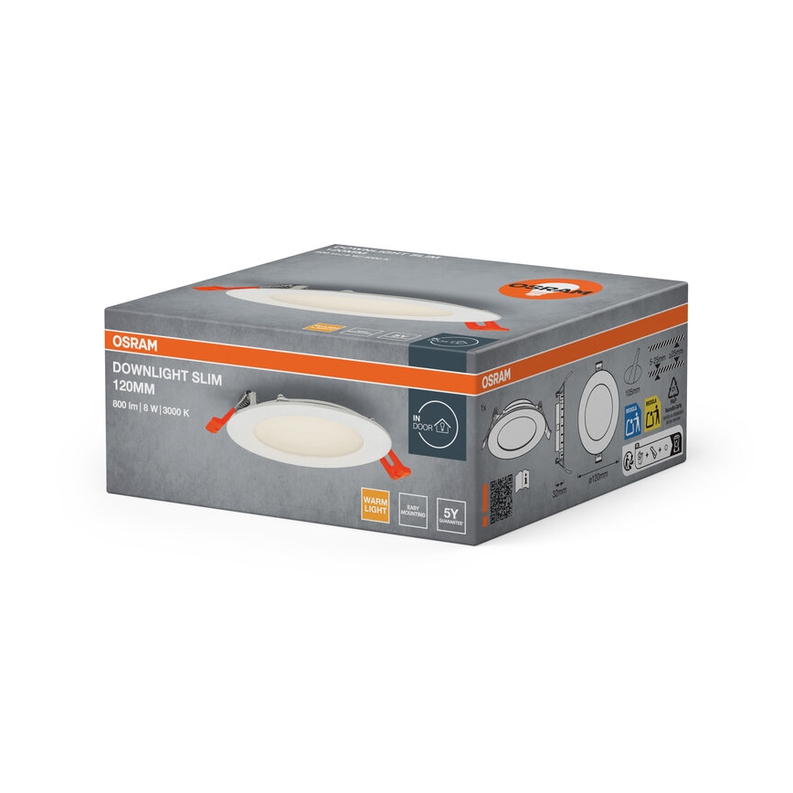 Osram - LED-indbygningsarmatur SLIM LED/8W/230V 3000K