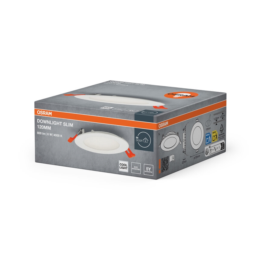 Osram - LED indbygningsarmatur SLIM LED/8W/230V 4000K