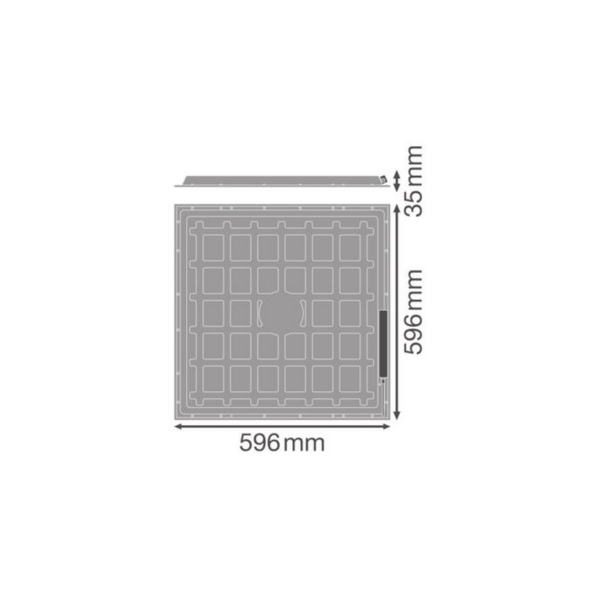 Osram - LED indbygningspanel ESSENTIAL LED/36W/230V 4000K 60x60 cm