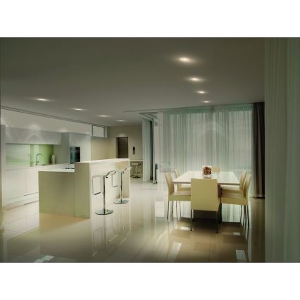 Osram - LED indbygningsspot SPOT 1xGU10/4,3W/230V 2700K CRI 90 hvid