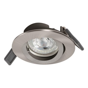 Osram - LED indbygningsspot SPOT 1xGU10/4,3W/230V 2700K CRI 90 mat krom
