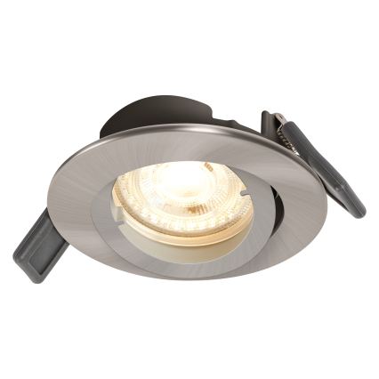 Osram - LED indbygningsspot SPOT 1xGU10/4,3W/230V 2700K CRI 90 mat krom