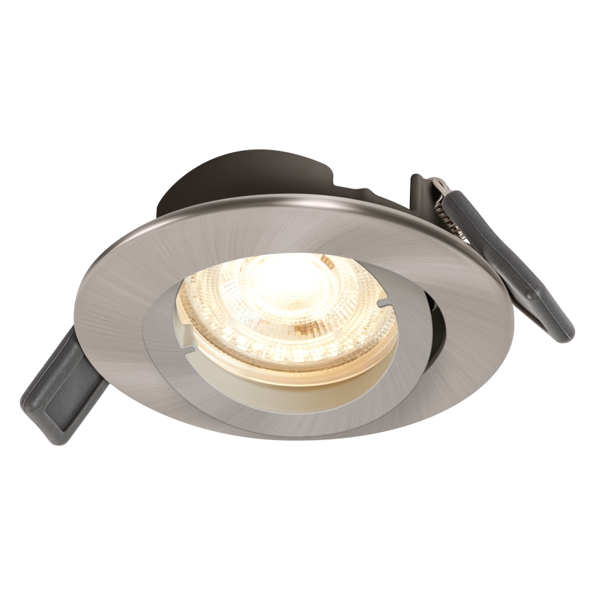 Osram - LED indbygningsspot SPOT 1xGU10/4,3W/230V 2700K CRI 90 mat krom