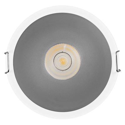 Osram - LED indbygningsspot SPOT TWIST LED/10W/230V 4000K Ø 9,3 cm hvid/sølv