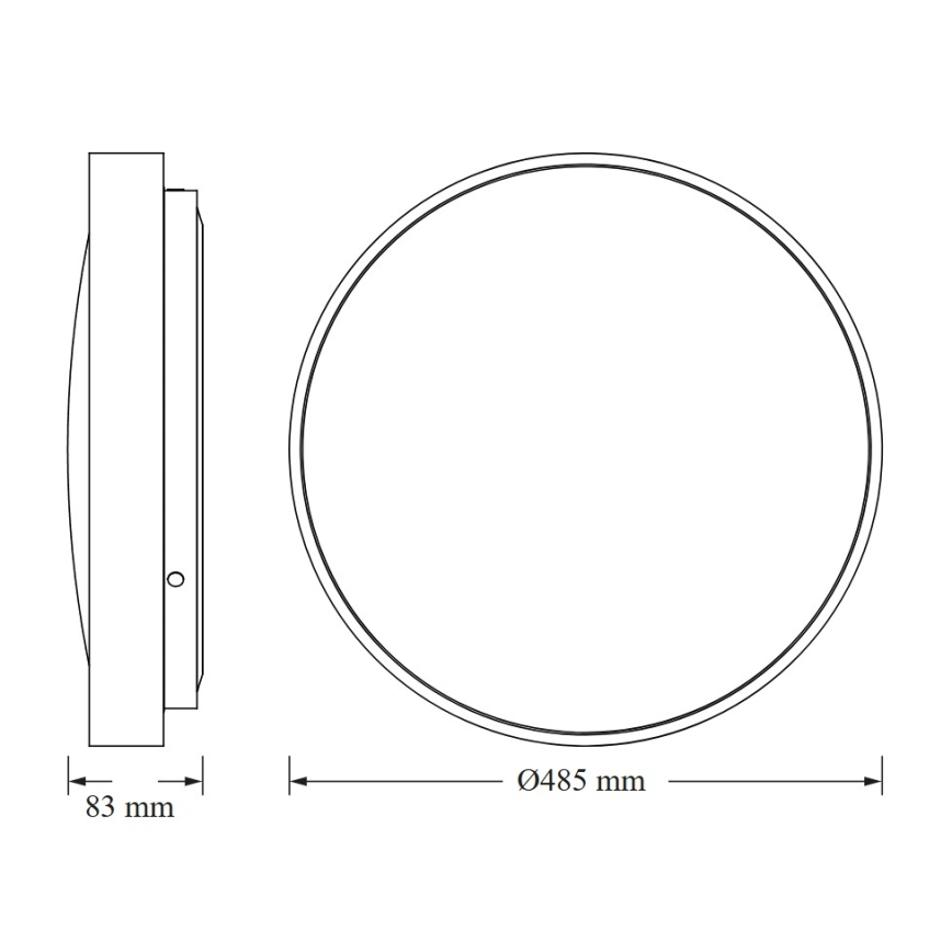 Osram - LED-loftlampe CEILING LUXO LED/36W/230V Ø 49 cm, guld