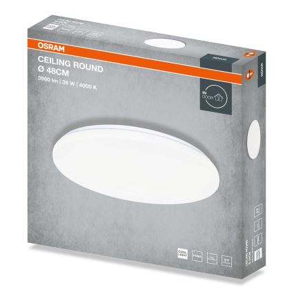 Osram - LED loftlampe CEILING ROUND LED/36W/230V 4000K Ø 48 cm hvid