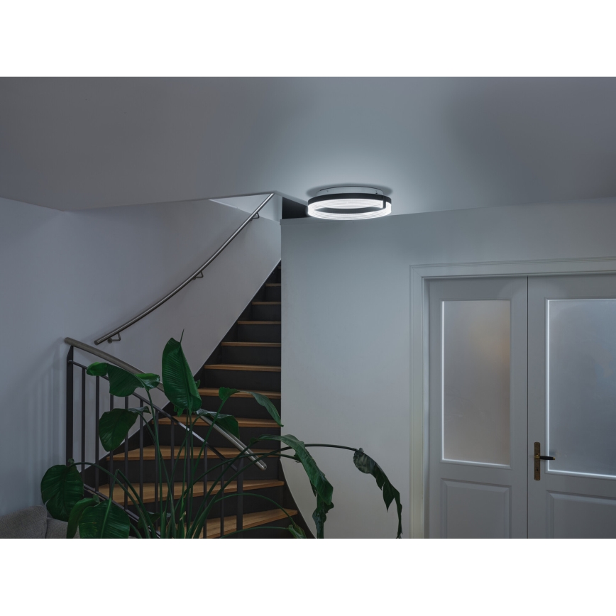 Osram - LED-loftlampe DECOR CIRCLE LED/25W/230V 3000/4000/6500K Ø40 cm sort/hvid