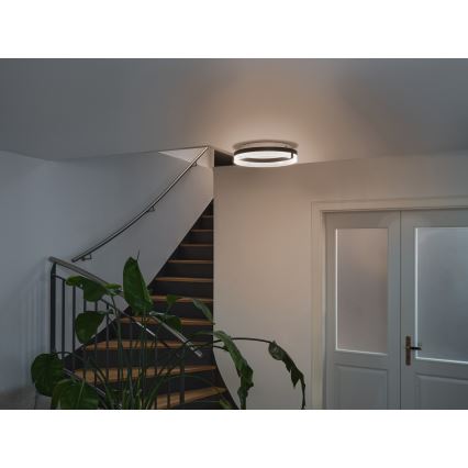 Osram - LED-loftlampe DECOR CIRCLE LED/25W/230V 3000/4000/6500K Ø40 cm sort/hvid