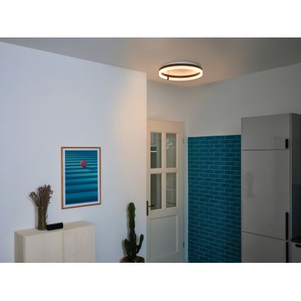 Osram - LED-loftarmatur DECOR CIRCLE LED/32W/230V 3000/4000/6500K Ø 50 cm sort/hvid