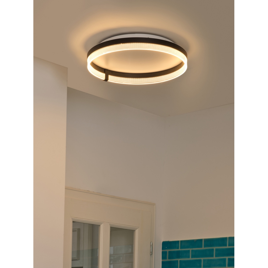 Osram - LED-loftarmatur DECOR CIRCLE LED/32W/230V 3000/4000/6500K Ø 50 cm sort/hvid
