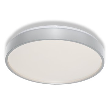 Osram - LED loftlampe med skumringssensor CEILING LUXO LED/18W/230V Ø 32 cm sølv