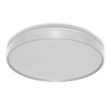 Osram - LED loftlampe med skumringssensor CEILING LUXO LED/24W/230V Ø 38 cm sølv